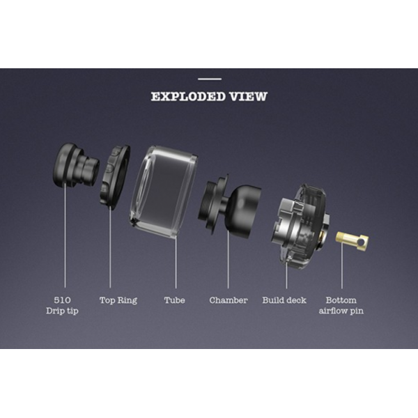 VXV Soulmate RTA for VooPoo Drag S / X / Max / Argus Pro 2.5ml Black