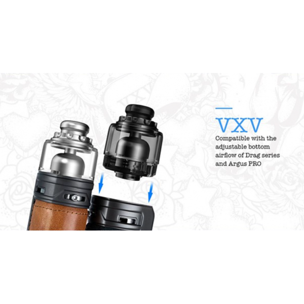 VXV Soulmate RTA for VooPoo Drag S / X / Max / Argus Pro 2.5ml Black