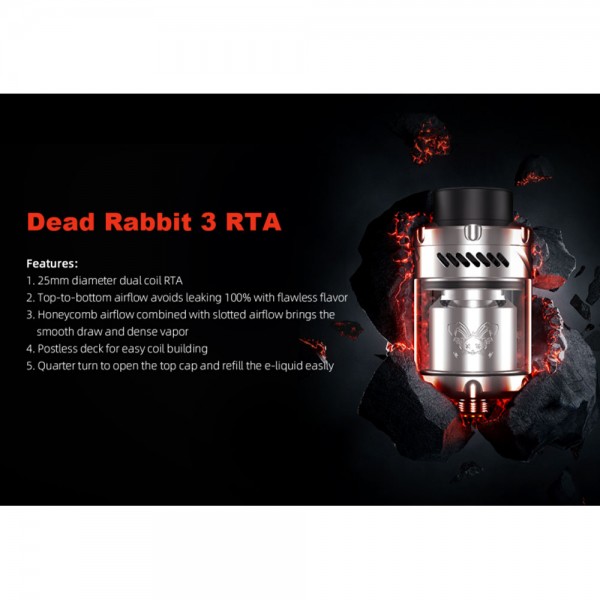 Dead Rabbit V3 25mm RTA by Hellvape